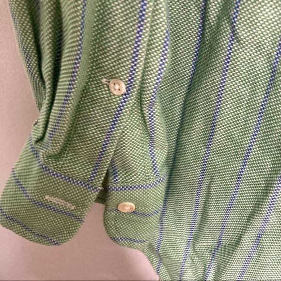 WOODWARD Vintage Flannel Striped Button Down Shirt Mens Medium - Picture 10 of 14